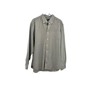 Cremieux  long sleeve black and white button down. Size XL